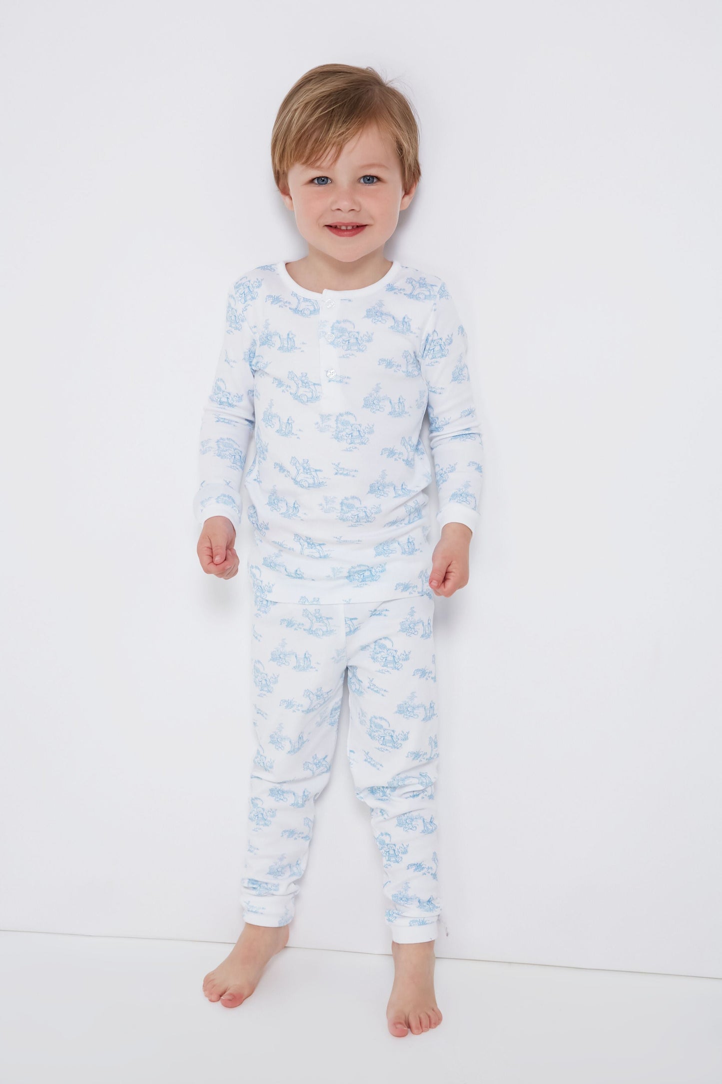 Blue Toile Pajamas