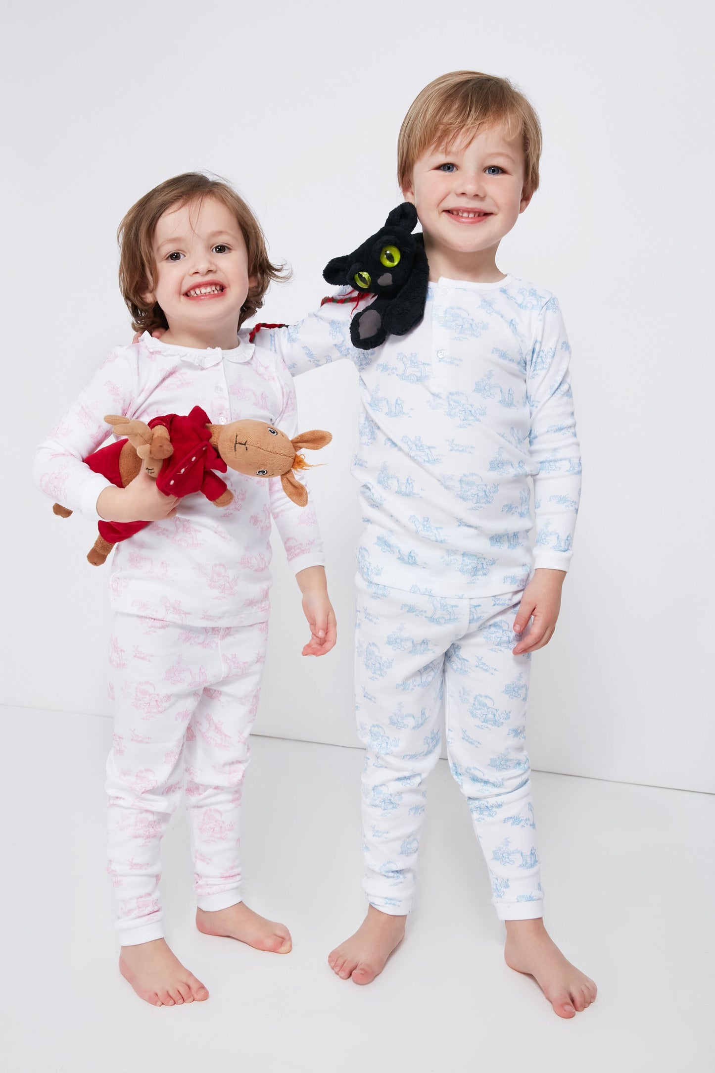 Blue Toile Pajamas