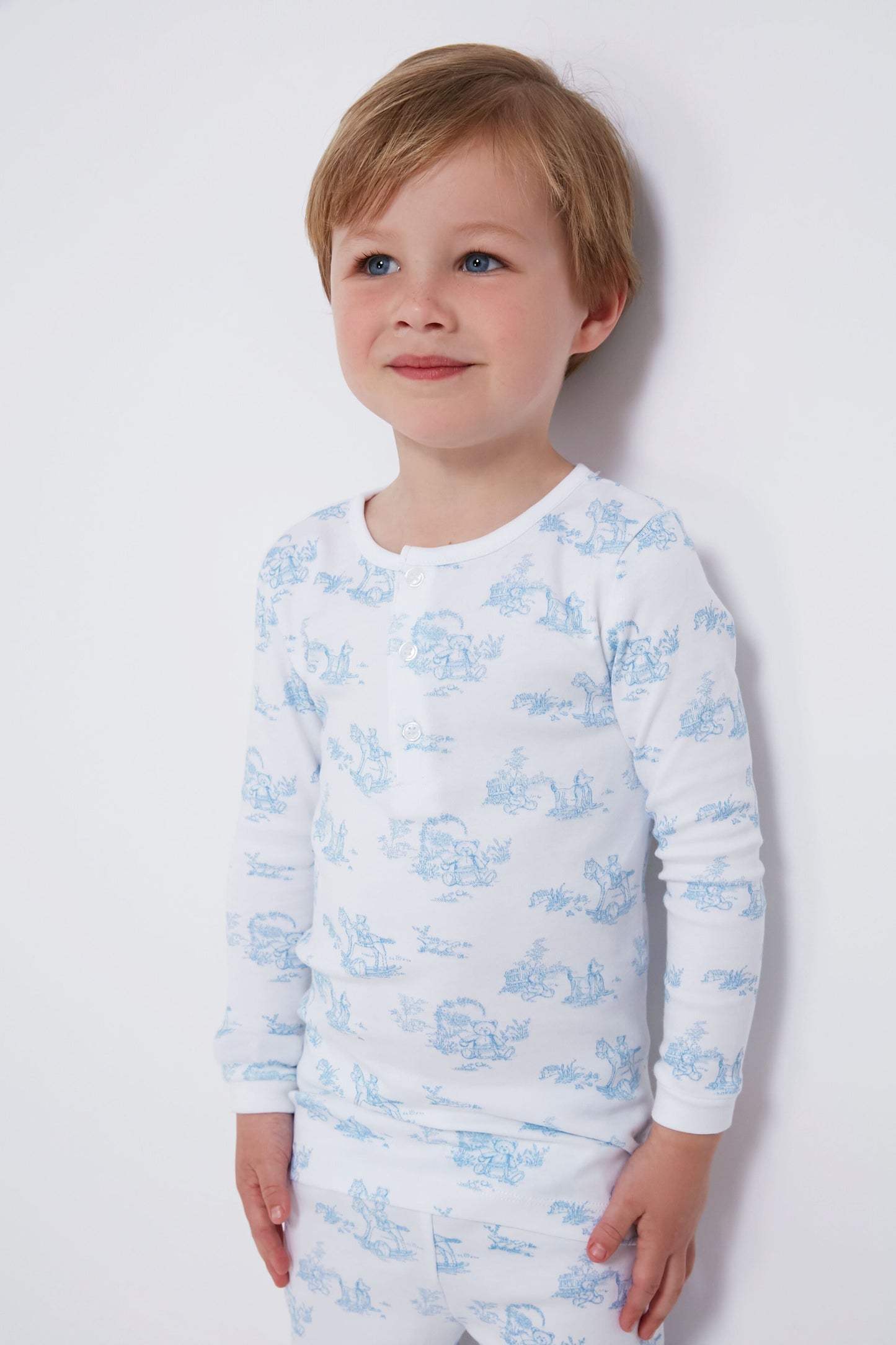 Blue Toile Pajamas