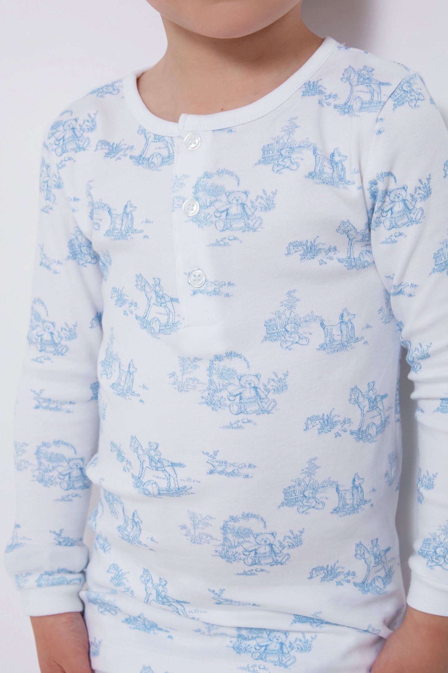 Blue Toile Pajamas