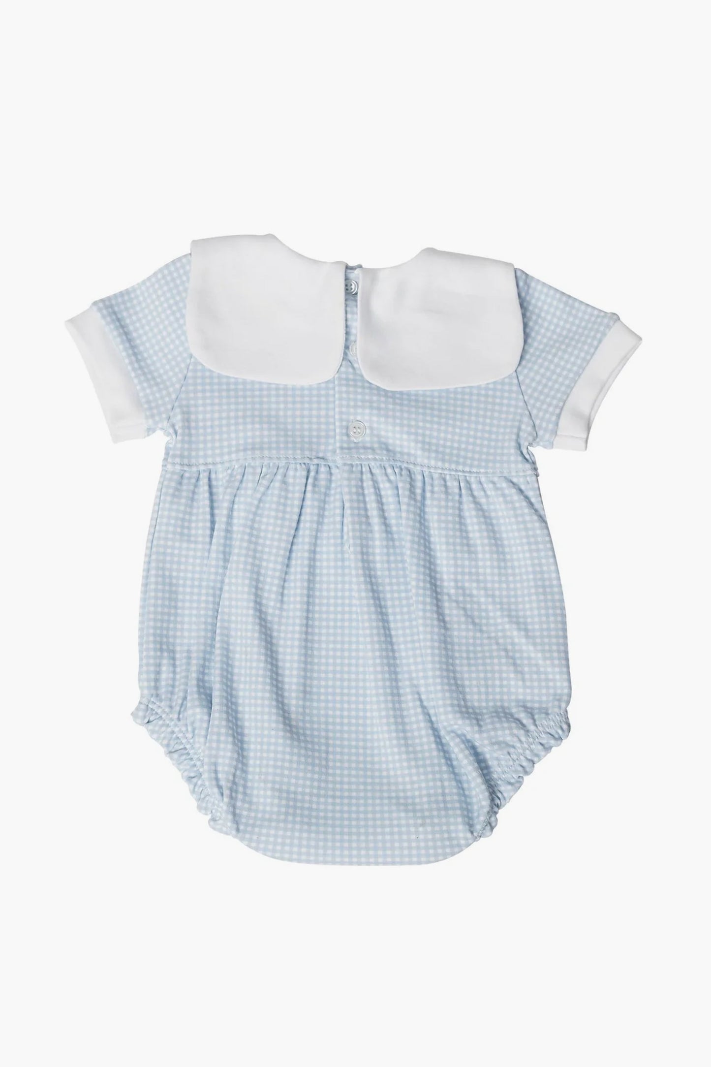 Blue Gingham Baby Bubble